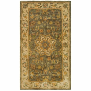 Capel Flame-Keshan Ivory 18 x 18 Sample Rectangle Machine Woven Rug Capel Flame-Keshan Ivory 18 x 18 Sample Rectangle Machine Woven Rug